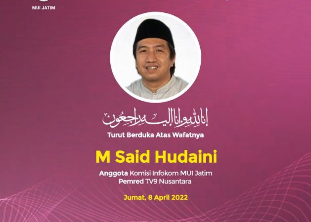 Muhammad Said Hudaini, Pemred TV9 Wafat